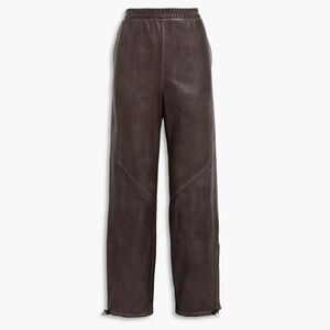 Acne Studios Leather straight-leg pants